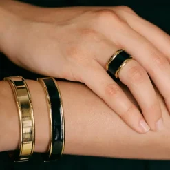 Edblad - Armband Frame Enamel Svart