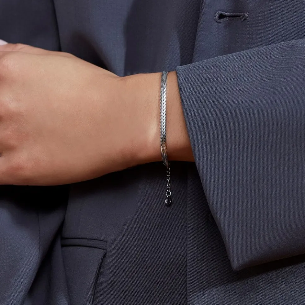 Edblad - Armband Herringbone Stål