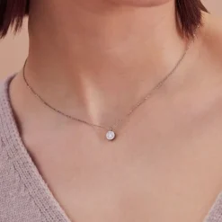 Edblad - Halsband Thassos Mini Kort Stål