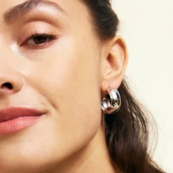 Edblad - Örhängen Arch Stål