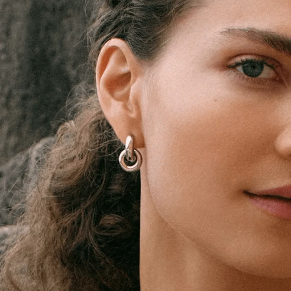 Edblad - Örhängen Chunky Eternal Stål