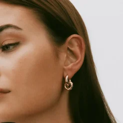 Edblad - Örhängen Chunky Eternal Guld