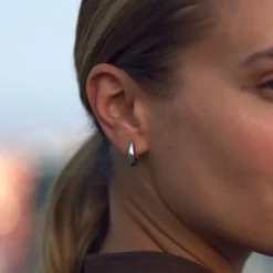 Edblad - Örhängen Crest Hoops Stål