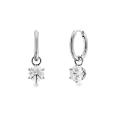 Edblad - Örhängen Crown Hoops Stål