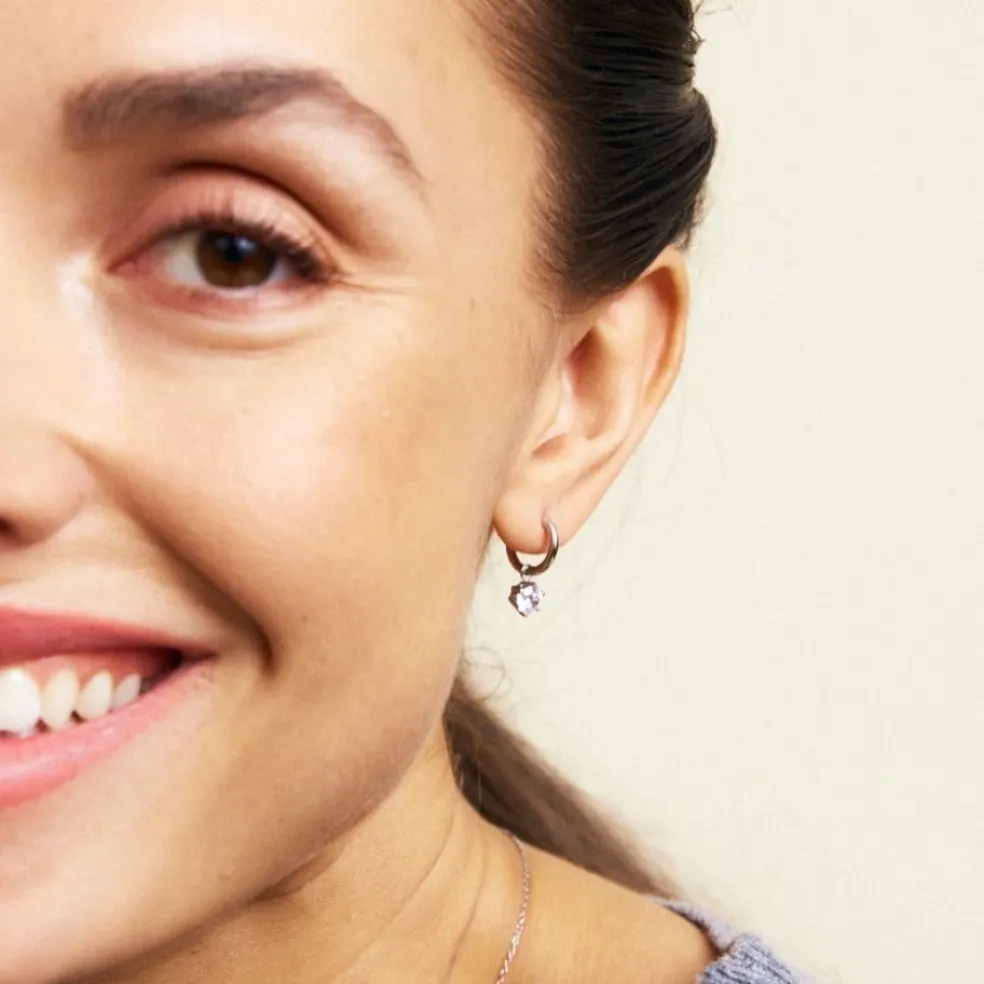 Edblad - Örhängen Crown Hoops Stål