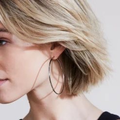 Edblad - Örhängen Everyday Creoles XL Stål