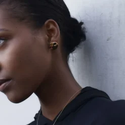 Edblad - Örhängen Flowy Guld