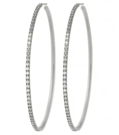 Edblad - Örhängen Glow Creoles Mini XL Stål