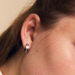 Edblad - Örhängen Josefin Hoops Stål