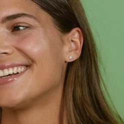 Edblad - Örhängen Lilian Medium Vit