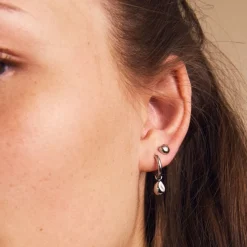 Edblad - Örhängen Lulu Hoops Stål
