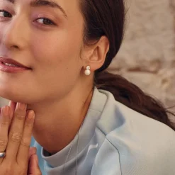 Edblad - Örhängen Luna Studs L Stål