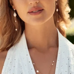 Edblad - Örhängen Ocean Long Guld