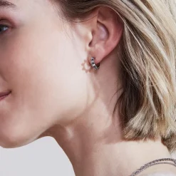 Edblad - Örhängen Peak Creol Mini Stål