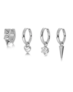 Edblad - Örhängen Peak Hoops One Stål