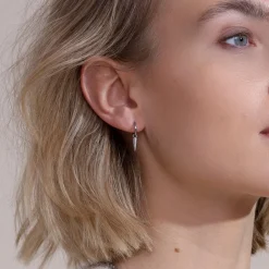 Edblad - Örhängen Peak Hoops Mini Stål