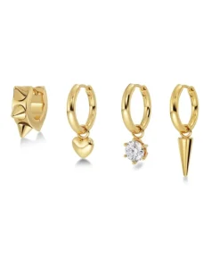 Edblad - Örhängen Peak Hoops One Guld