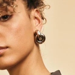 Edblad - Örhängen Redondo L Stål