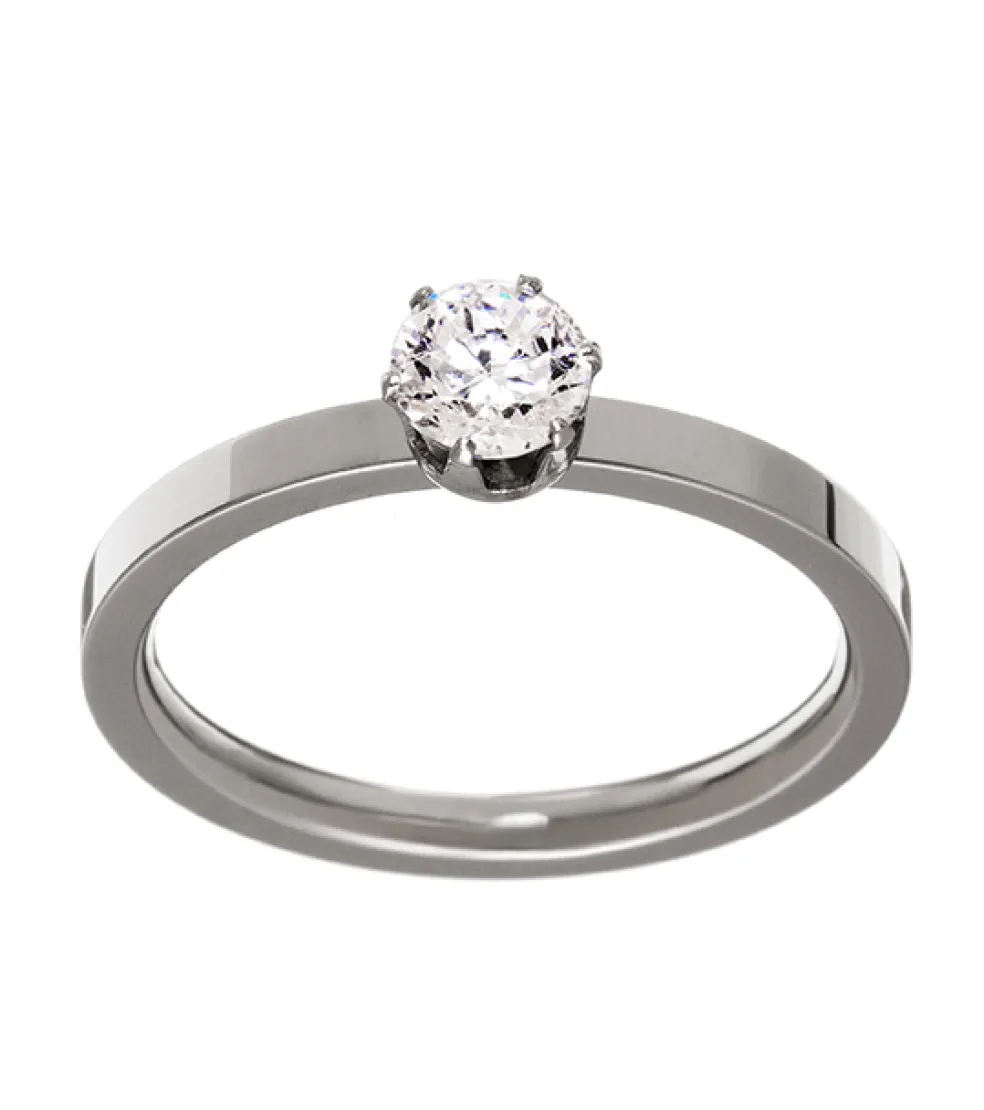 Edblad - Ring Crown Medel Stapelbar Stål