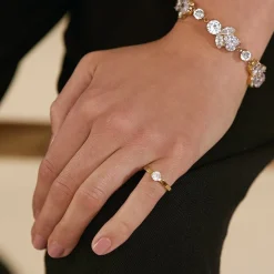 Edblad - Ring Crown Medel Stapelbar Guld