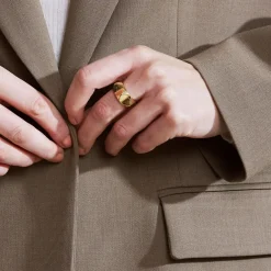 Edblad - Ring Peak Rivet Guld