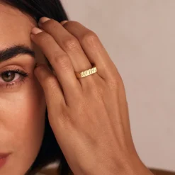 Edblad - Ring Signet MOM Guld