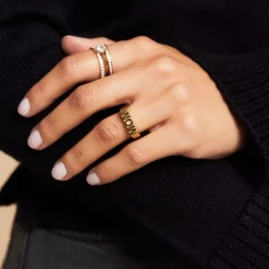 Edblad - Ring Signet MOM Guld