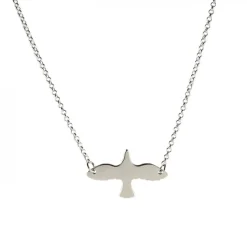 Emma Israelsson - Halsband Duva Stor Silver