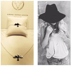 Emma Israelsson - Halsband Duva Stor Silver