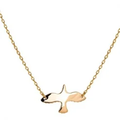 Emma Israelsson - Halsband Duva Stor Golden