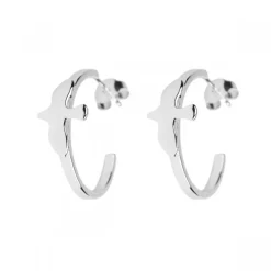 Emma Israelsson - Örhängen Duva Hoop Small Silver