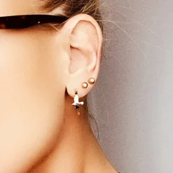 Emma Israelsson - Örhängen Duva Hoop Small Silver