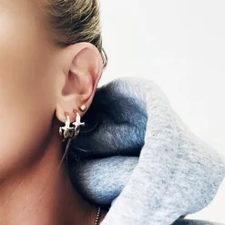 Emma Israelsson - Örhängen Duva Hoop Small Silver