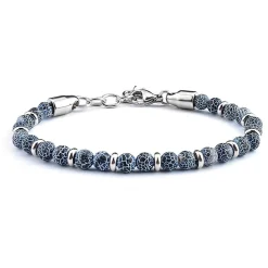 Eron - Armband Anders 0,6 Blå Agat