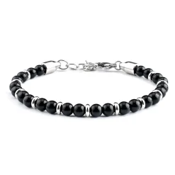 Eron - Armband Anders 0,6 Svart Blank