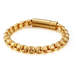 Eron - Armband Box Lines Guld