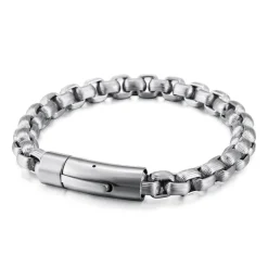 Eron - Armband Box Lines Stål