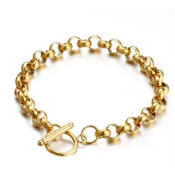 Eron - Armband Chain Plain Guld