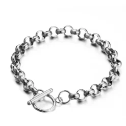 Eron - Armband Chain Plain Stål