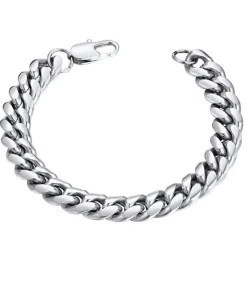 Eron - Armband Cuban Link Stål 0,9