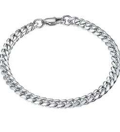 Eron - Armband Cuban Link Stål 0,7