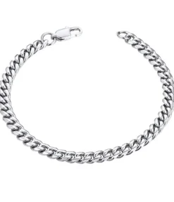 Eron - Armband Cuban Link Stål 0,5