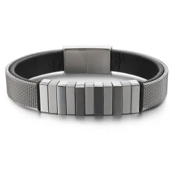 Eron - Armband Tab Mix Stål