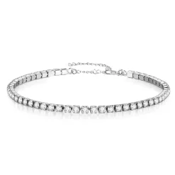 Eron - Armband Tennis Stål