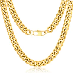 Eron - Halsband Cuban Link Guld 1,2