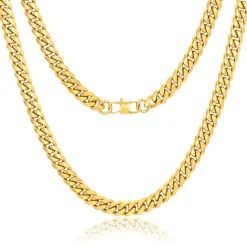 Eron - Halsband Cuban Link Guld 0,8