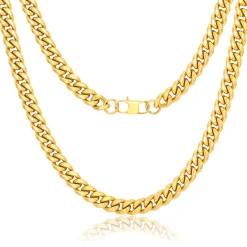 Eron - Halsband Cuban Link Guld 1,0