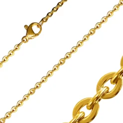 Eron - Halsband Stål Milton Guld