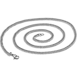 Eron - Halsband Stål Nils Silver