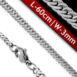 Eron - Halsband Stål Nils Silver